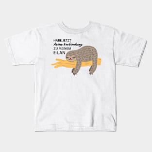 Sloth without panache Kids T-Shirt